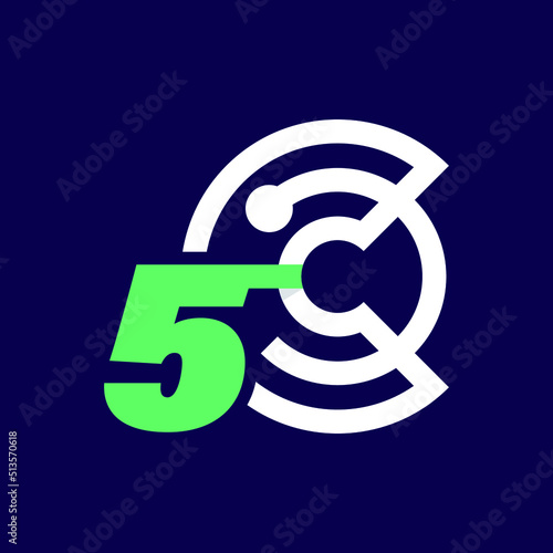Numeric 5 Crypto Logo