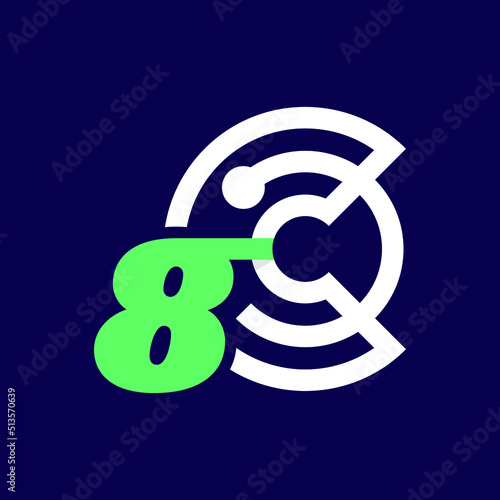 Numeric 8 Crypto Logo