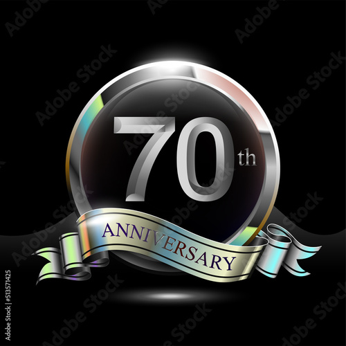 70th silver anniversary logo