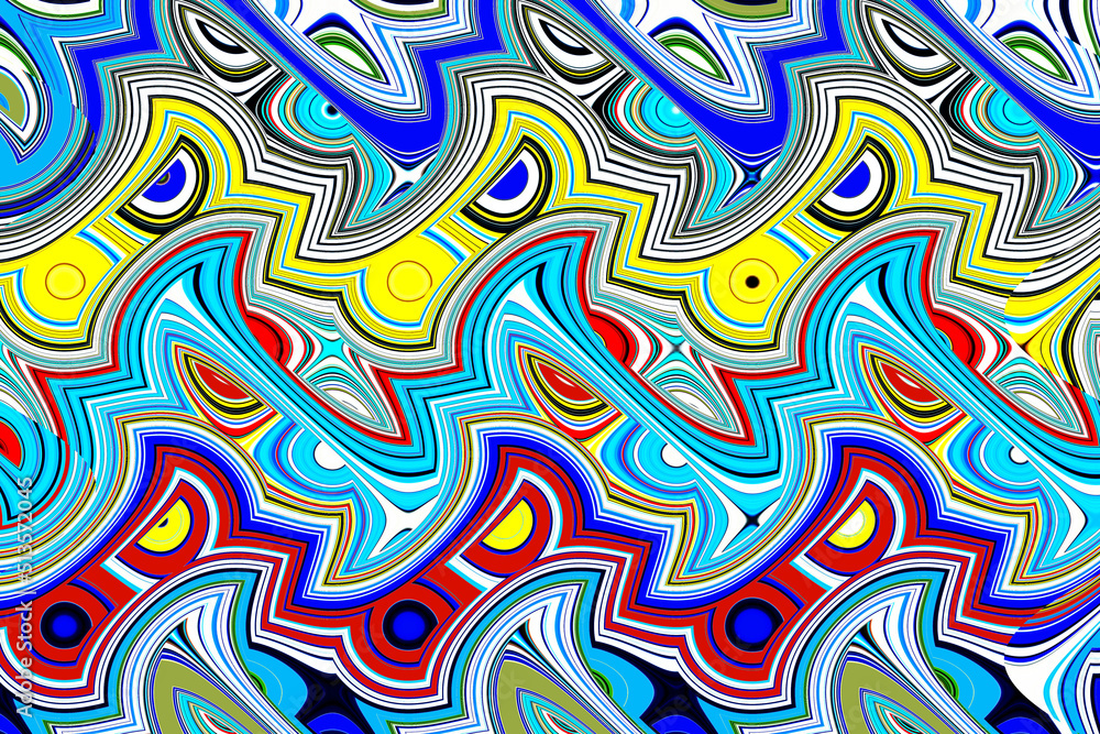 Abstract and Contemporary Aztec Pattern Design
