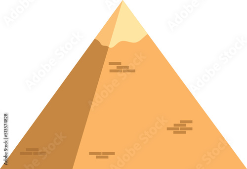 Egyptian pyramid clipart design illustration