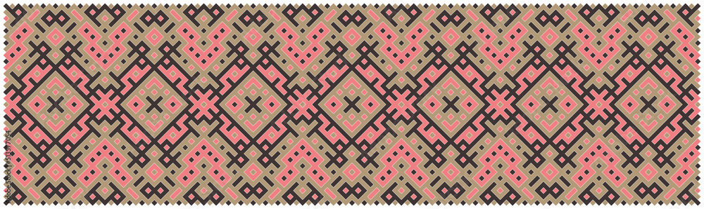 Multicolor truchet tiling connections illustration Multicolor truchet tiling connections illustration
