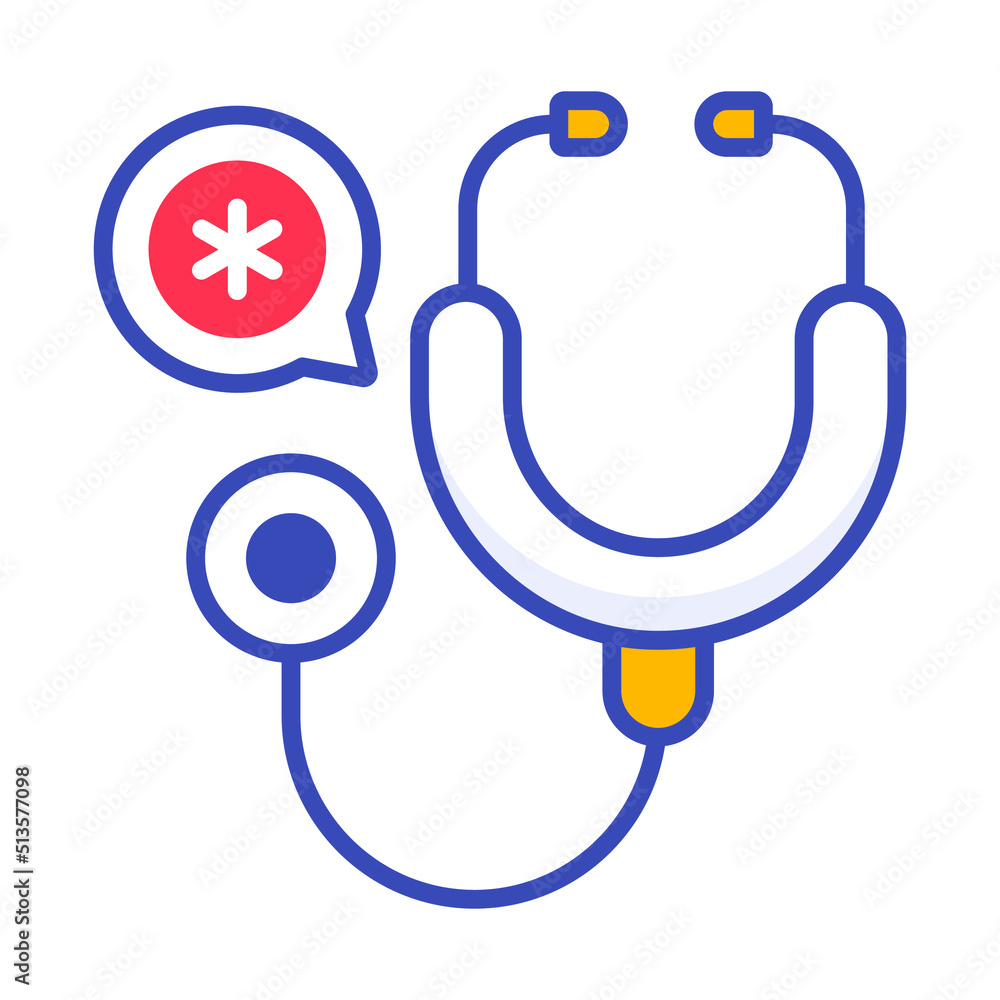 stethoscope Modern concepts design, vector illustration