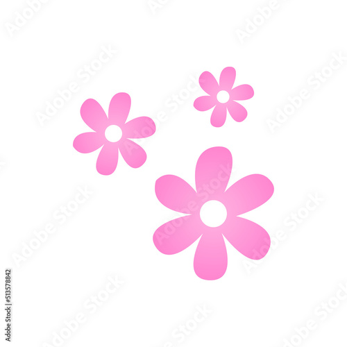 flowers icon on white background  vector illustration