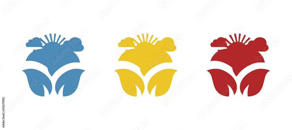 Obraz premium ecology icon, concept of environmental factors, vector illustration