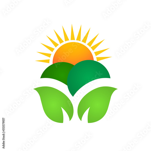 ecology icon  concept of environmental factors  vector illustration