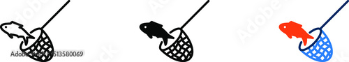 Fishing net icon , vector illustration