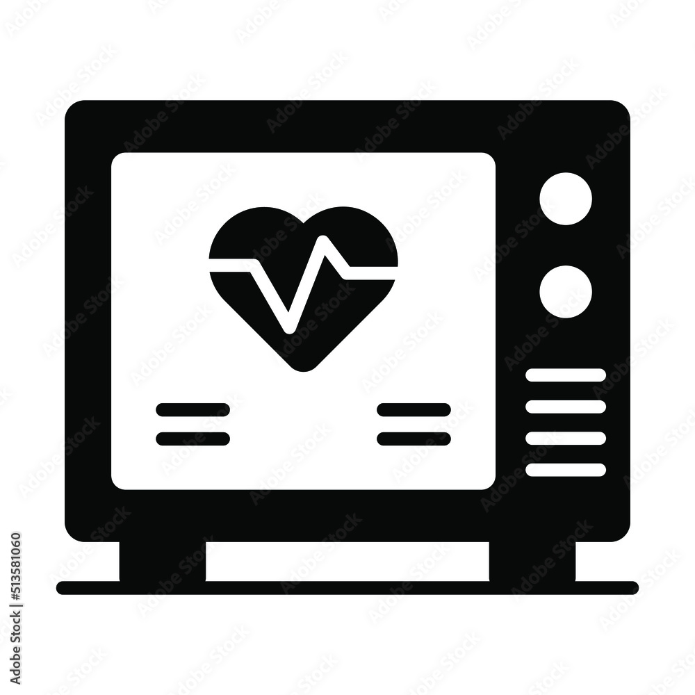 ecg monitor Modern concepts design, vector illustration ecg monitor Modern concepts design, vector illustration