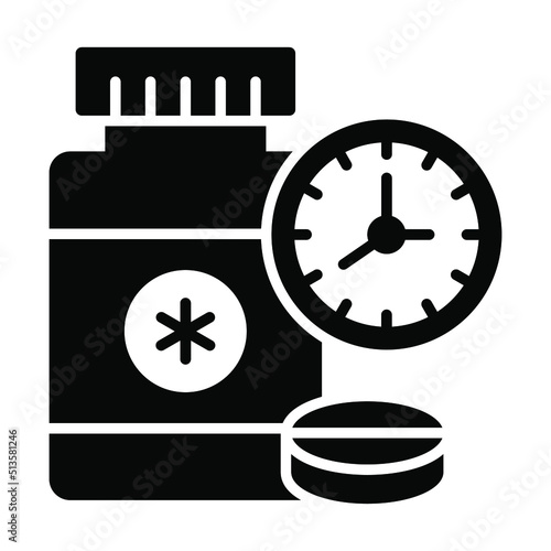 medicine jar Modern concepts design, vector illustration