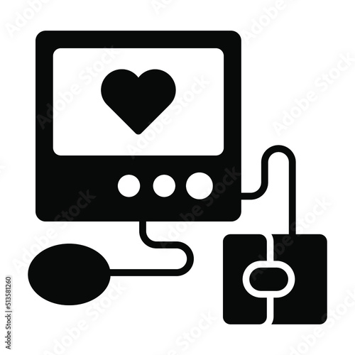 blood pressure gauge Modern concepts design, vector illustration