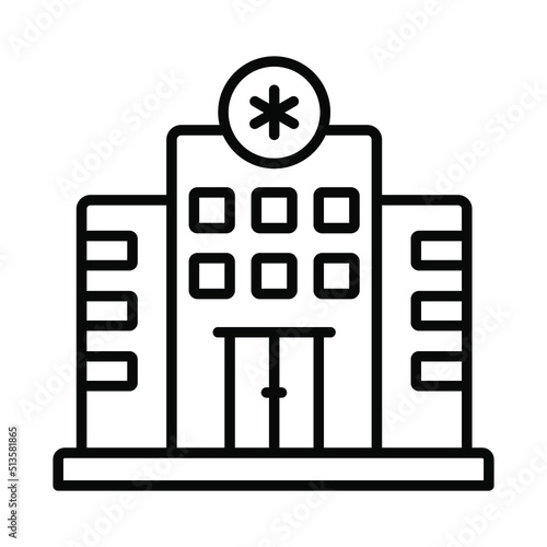 hospital building Modern concepts design, vector illustration
