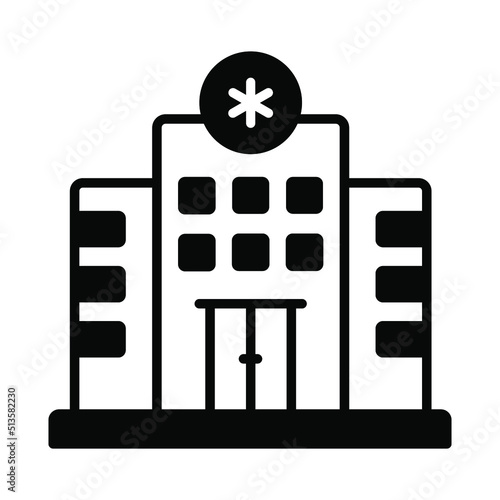 hospital building Modern concepts design, vector illustration