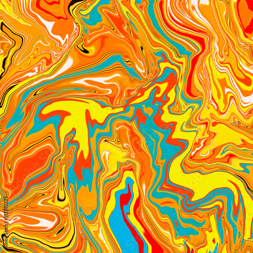 Colorful abstract expressionist digital painting background, contemporary art, modern art