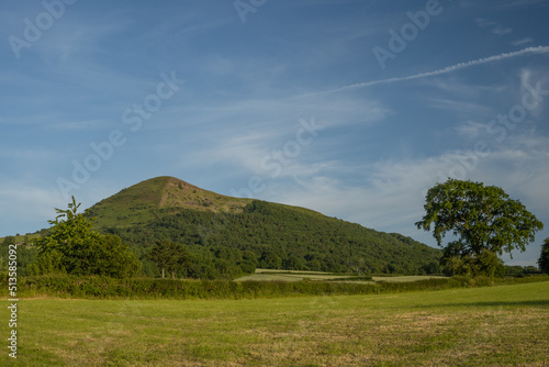 View of the Skirrid mountain in South Wales