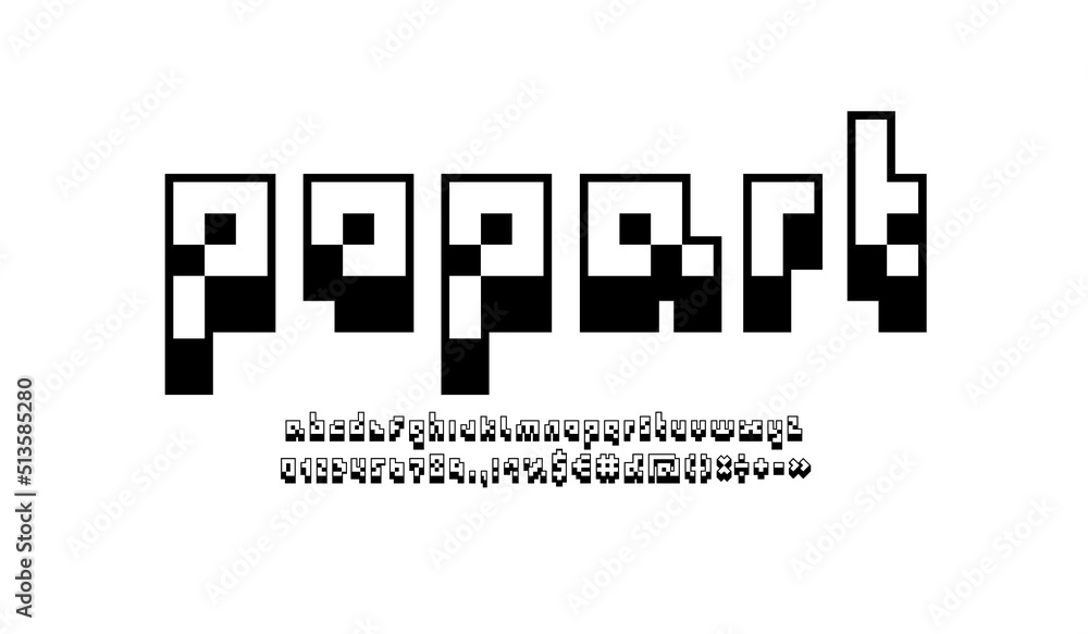 Doodle black font, geometric alphabet, letters and numbers, vector illustration 10eps Doodle black font, geometric alphabet, letters and numbers, vector illustration 10eps