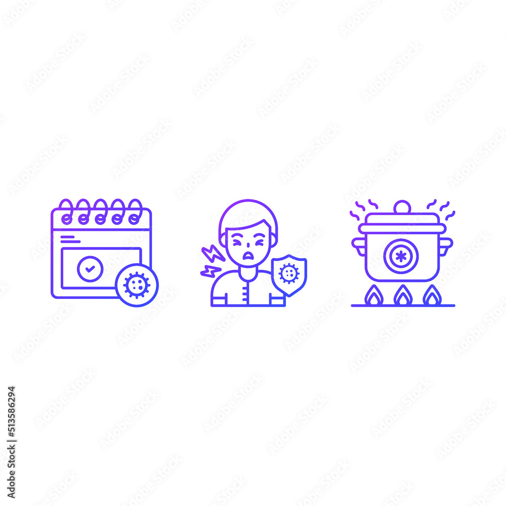 Set of Medical and Healthcare, vector icons. Premium quality symbols.