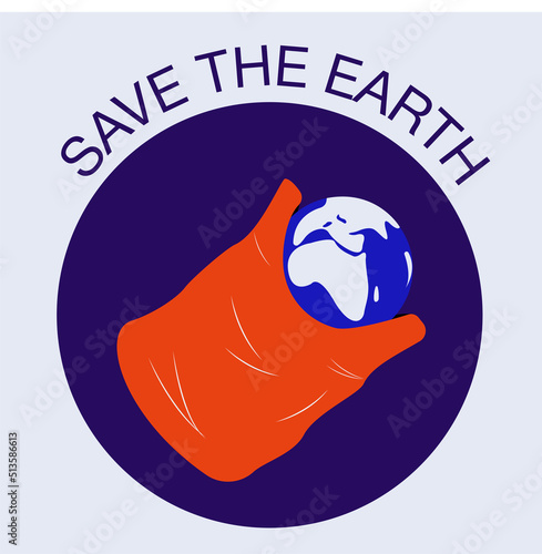 Save earth from garbege  photo