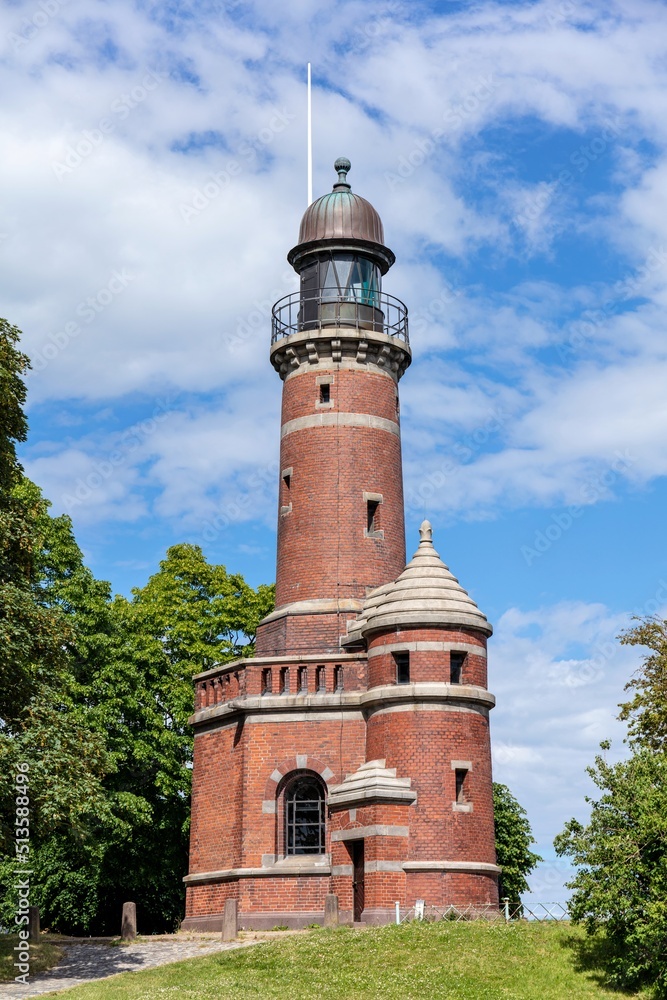 Holtenau Lighthouse in Kiel, Germany