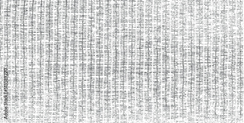 Vector fabric texture. Distressed texture of weaving fabric. Grunge background. Abstract halftone vector illustration. Overlay to create interesting effect and depth. Black isolated on white. EPS10.