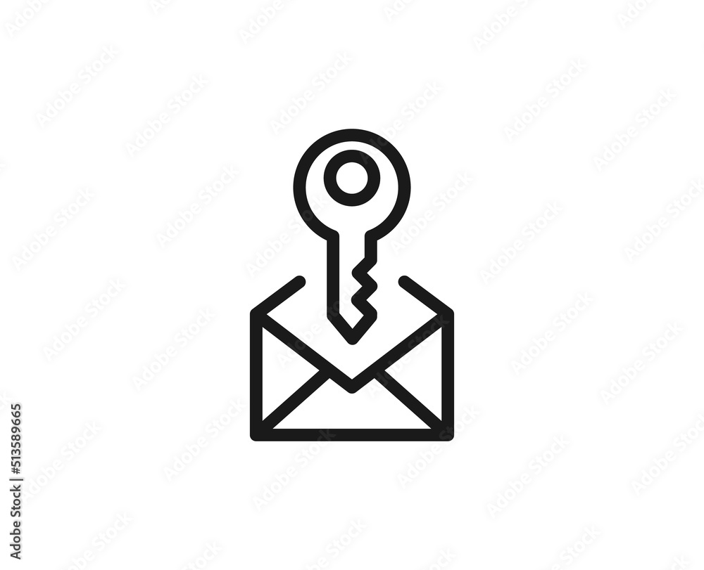Single line icon of key High quality vector illustration for design, web sites, internet shops, online books etc. Editable stroke in trendy flat style isolated on white background Single line icon of key High quality vector illustration for design, web sites, internet shops, online books etc. Editable stroke in trendy flat style isolated on white background