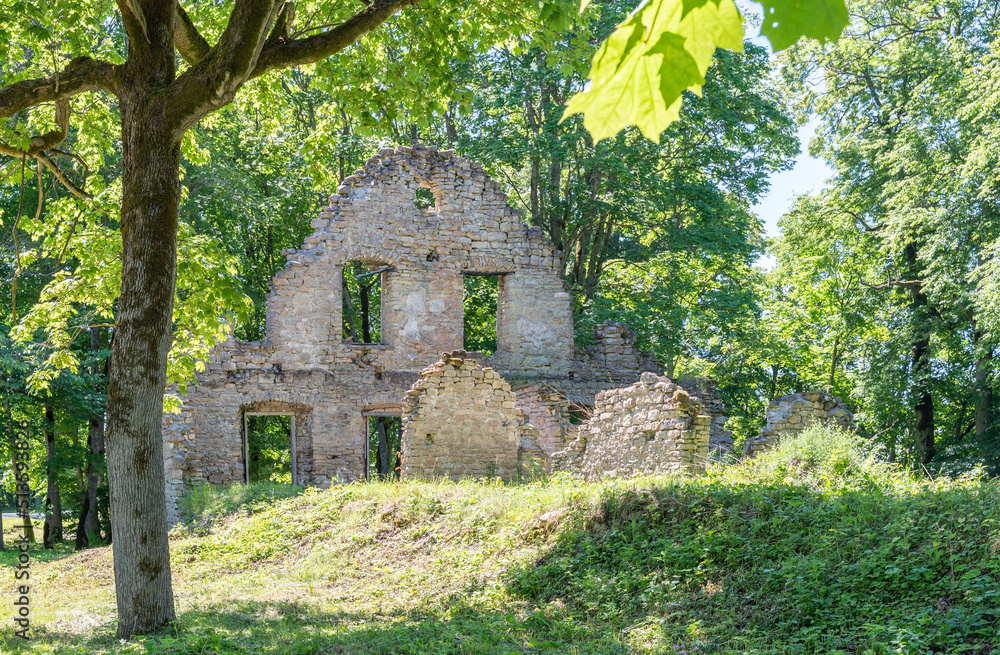 ruins of building ruins of building