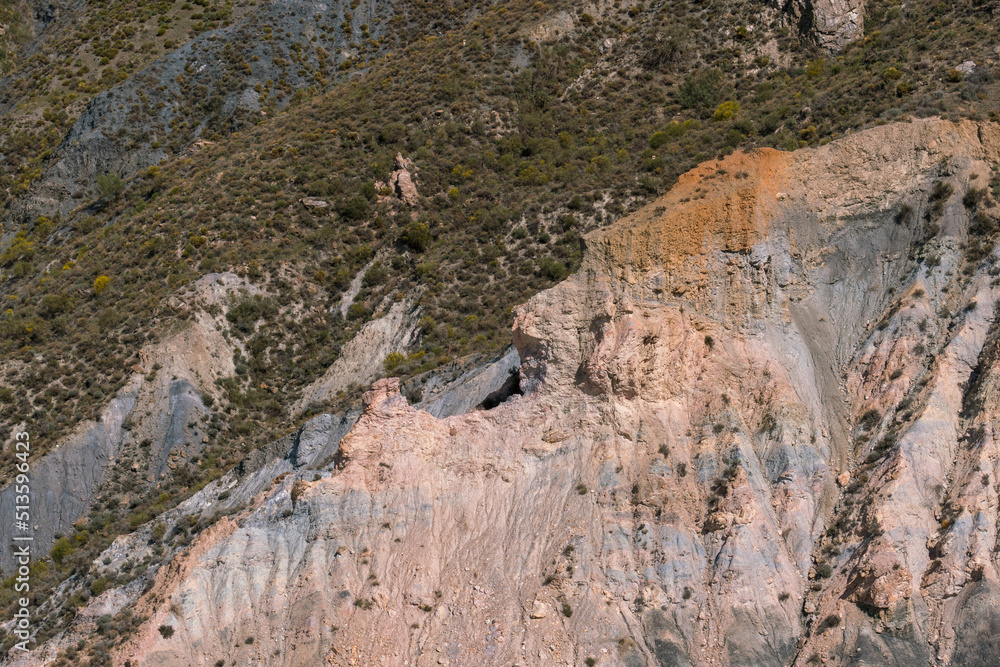 steep and arid terrain in the south of Granada