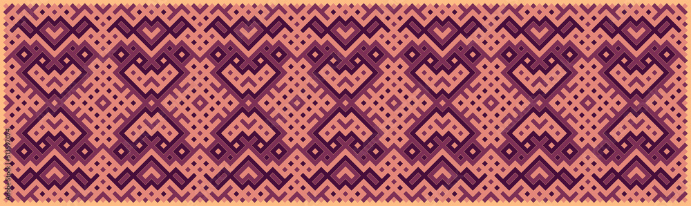 Multicolor truchet tiling connections illustration Multicolor truchet tiling connections illustration