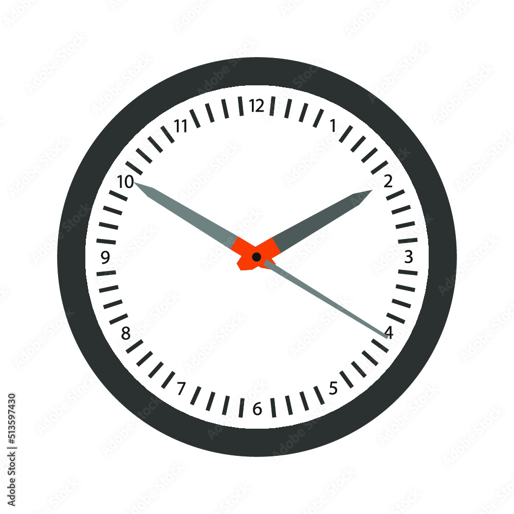 Wall Clock Illustration, round wall clock icon vector illustration
Wall Clock Illustration, round wall clock icon vector illustration