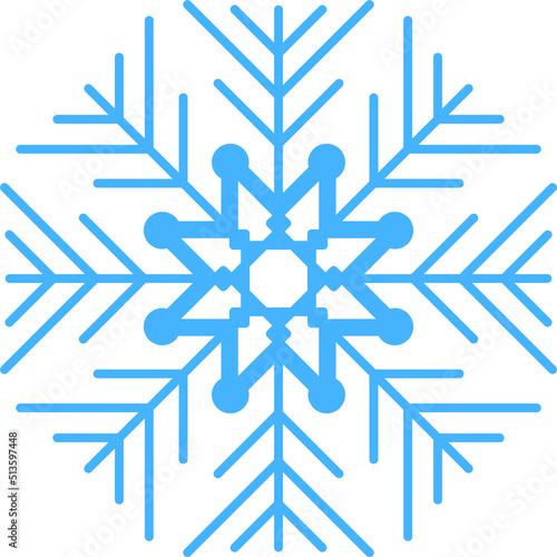 Snowflakes clipart design illustration