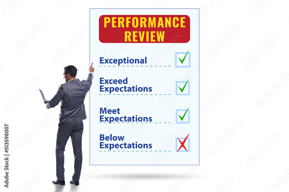 Employee annual performance review concept Employee annual performance review concept