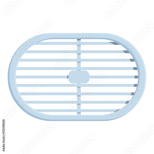 Wax therapy net icon cartoon vector. Aromatic footcare. Brazilian lamp