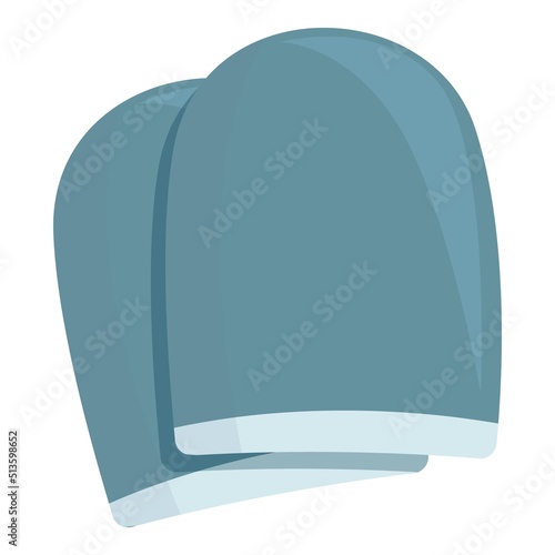 Wax therapy gloves icon cartoon vector. Aroma candle. Aromatic footcare