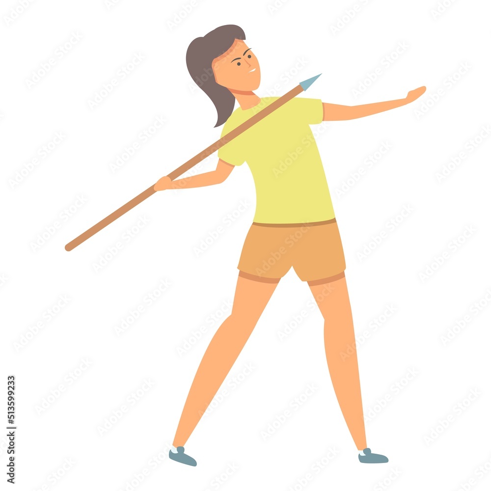 Arrow sport icon cartoon vector. Kid education. Happy child Arrow sport icon cartoon vector. Kid education. Happy child
