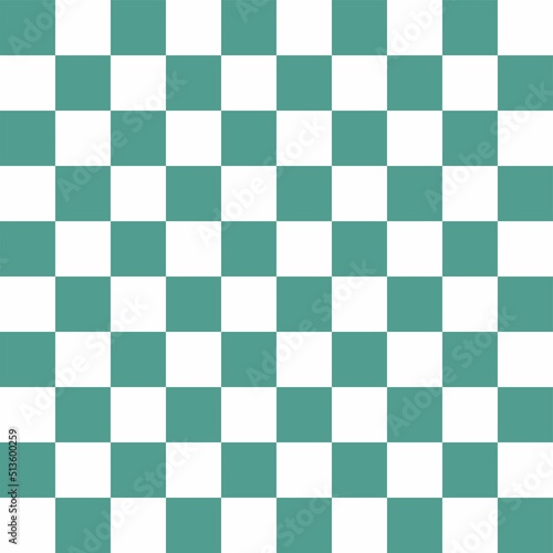 green checkered seamless geometric pattern, square template,white backdrop,vector,illustration.
