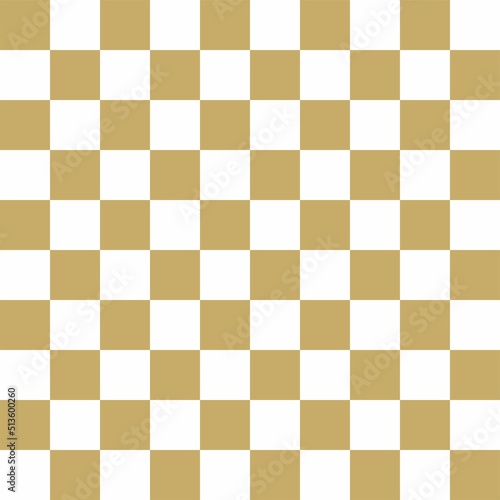 gold checkered seamless geometric pattern, square template,white backdrop,vector,illustration.