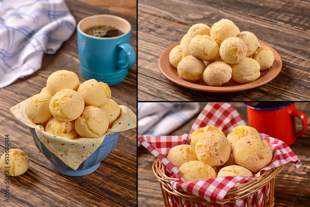Pic collage of typical Brazilian breakfast. Pic collage of typical Brazilian breakfast.