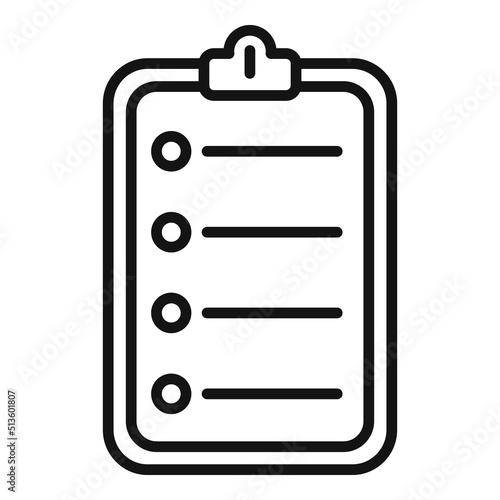 Nutrition program icon outline vector. Diet food