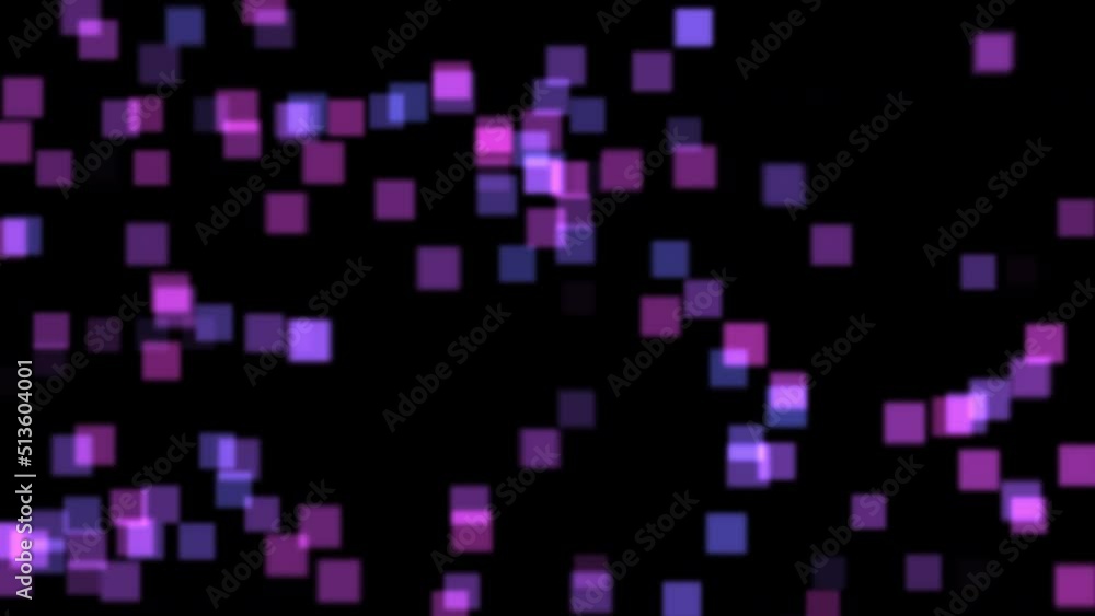 Blue and purple glowing neon square abstract tech motion background. Square geometric VJ looping animated abstract CG background Blue and purple glowing neon square abstract tech motion background. Square geometric VJ looping animated abstract CG background