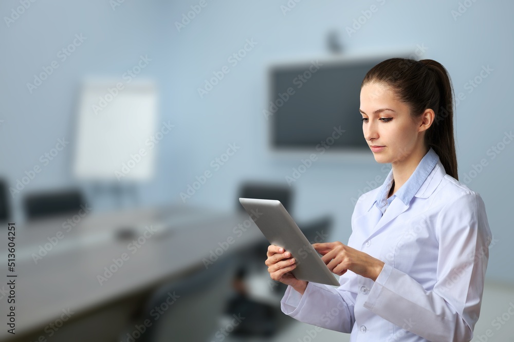 Medical Hospital Portrait Doctor. Health Care Medical Hospital Portrait Doctor. Health Care