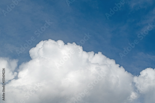 Cumulus, Haufenwolken in einer Nahaufnahme
