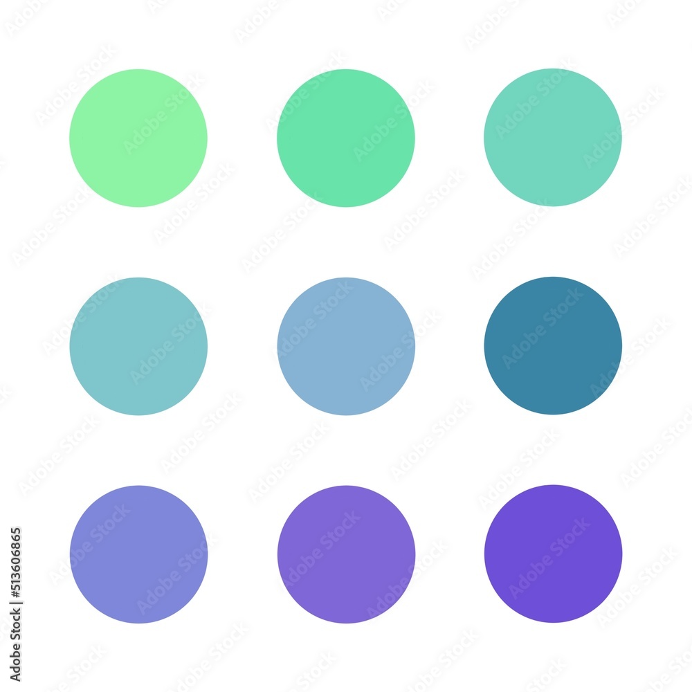 Grün bis Lila - verschiedene Grün- und Lilatöne - Pastell / Matt Farben - Nuancen - Farbauswahl - Button Grün bis Lila - verschiedene Grün- und Lilatöne - Pastell / Matt Farben - Nuancen - Farbauswahl - Button
