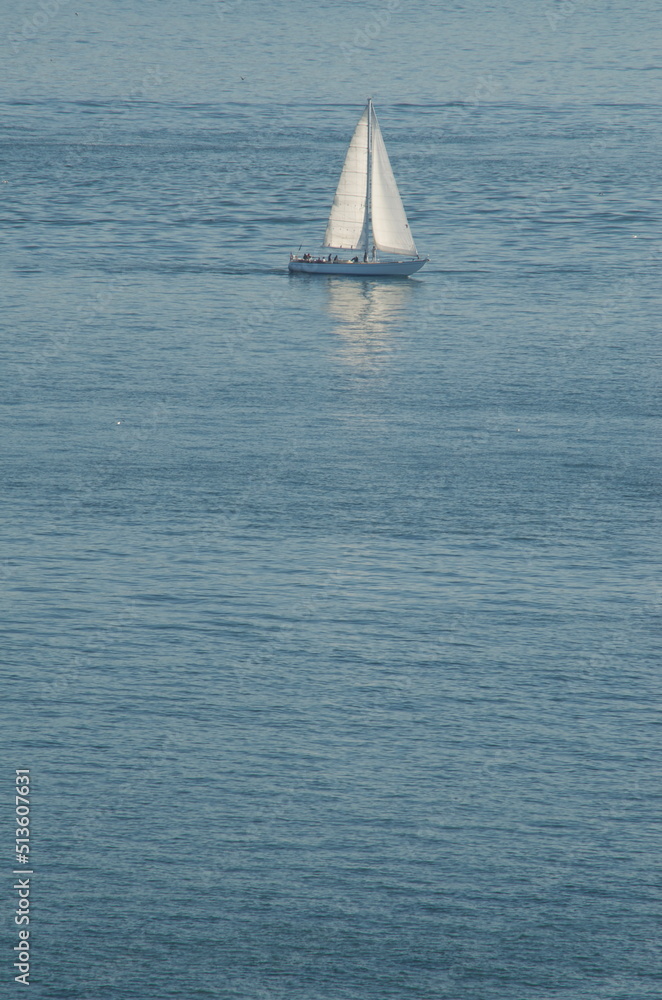 Fototapeta premium sailing boat on the sea