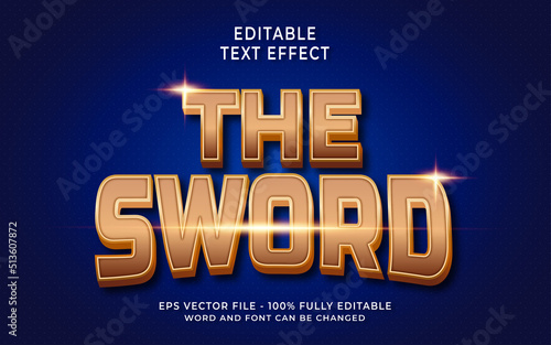 The Sword text effect