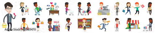 E-commerce and shopping mall.