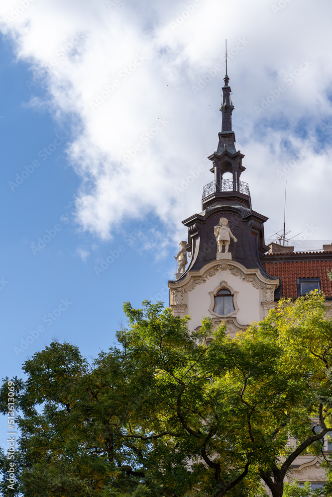 spire in old town