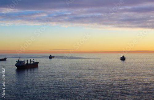 Cargo Ship different lights  © CarlosAugusto