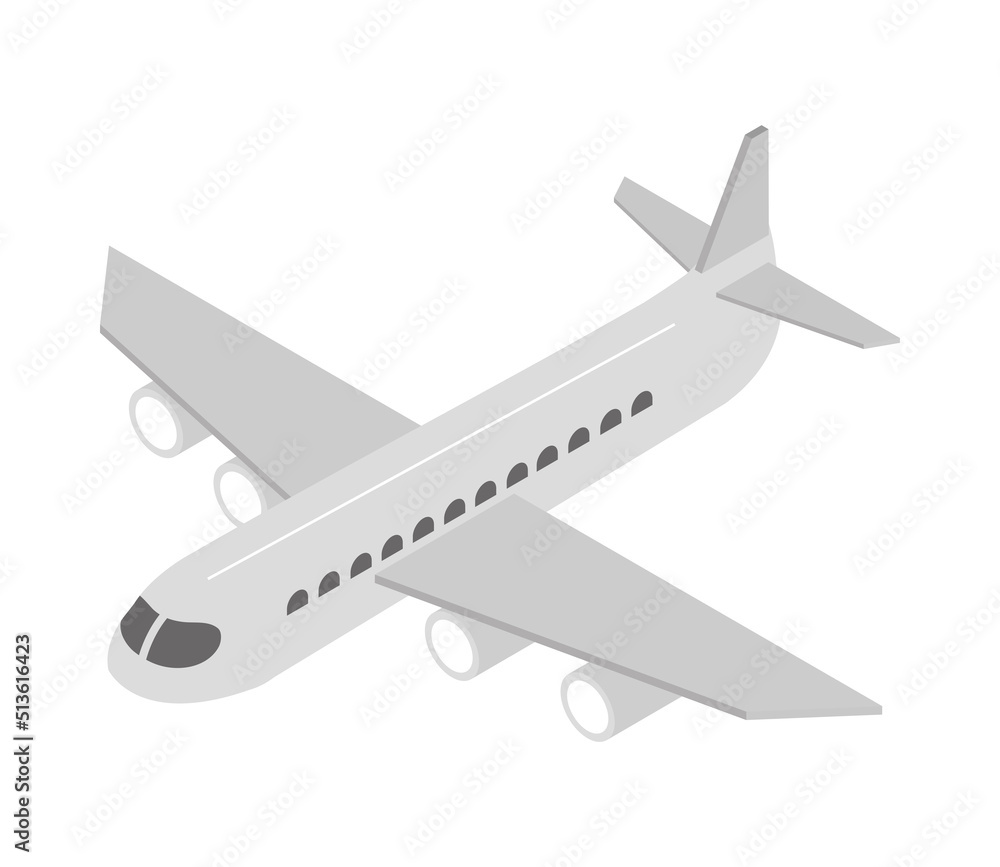 airplane icon flat