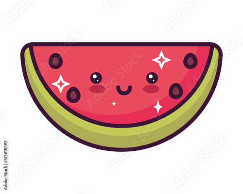 kawaii food watermelon