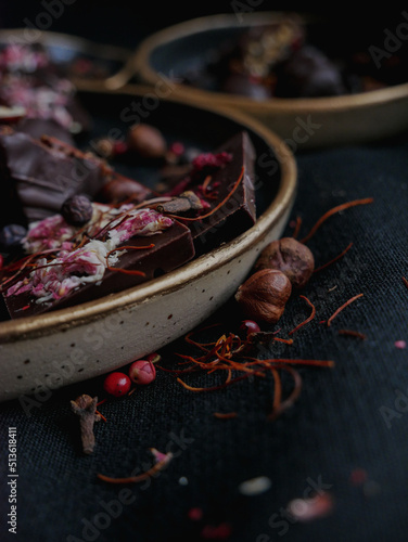 healthy vegan sweets. natural, healthy candies. healthy food. sweets with spices.