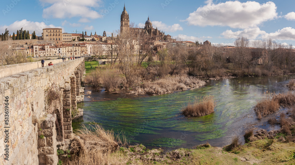 Río Tormes a su paso por Salamanca.